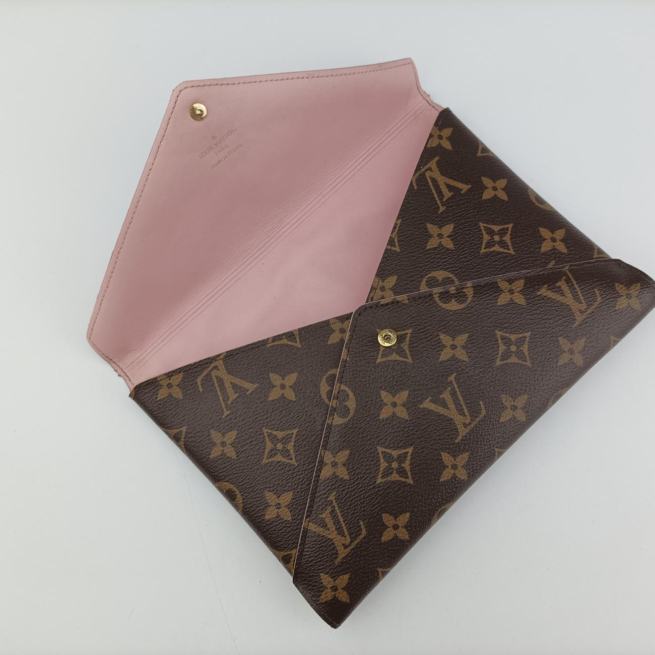 Pre-owned Louis Vuitton Pochette Kirigami Brown Monogram Canvas M62034 clutchbag | stylenewstar
