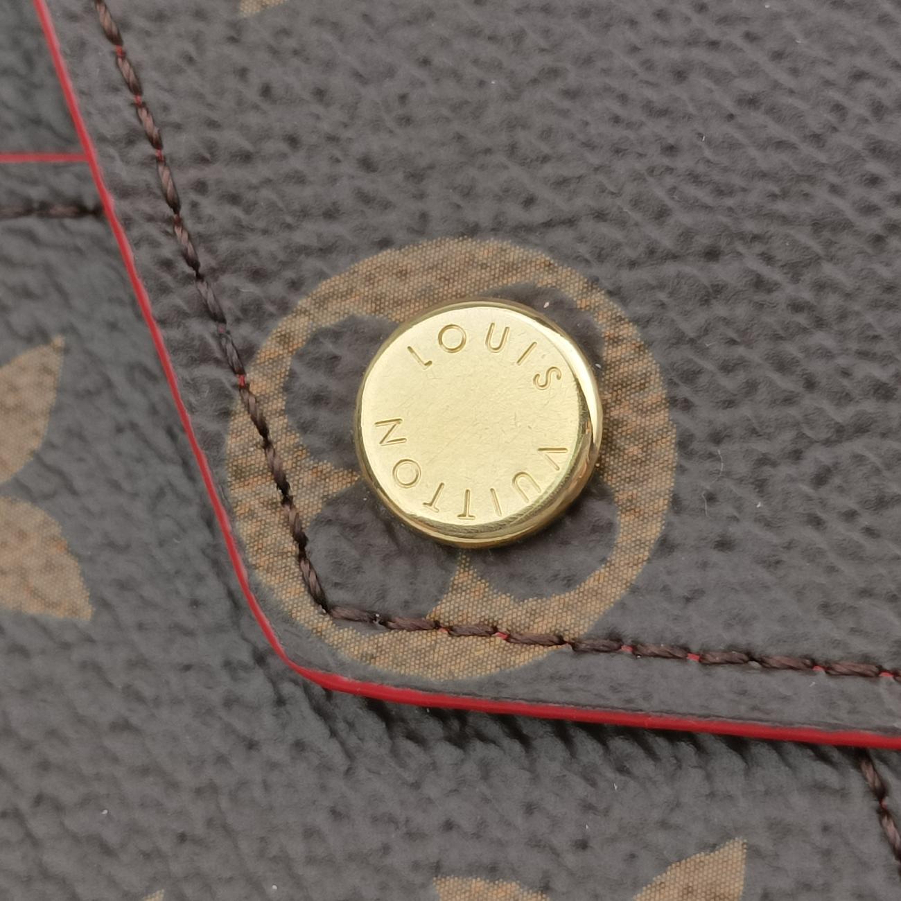 Pre-owned Louis Vuitton Pochette Kirigami Brown Monogram Canvas M62034 clutchbag | stylenewstar