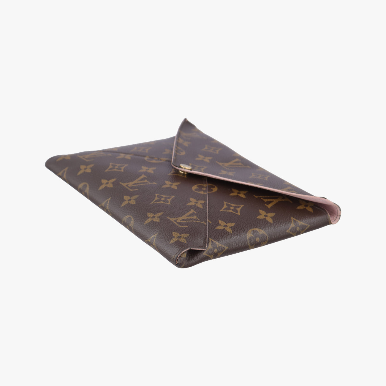 Pre-owned Louis Vuitton Pochette Kirigami Brown Monogram Canvas M62034 clutchbag | stylenewstar