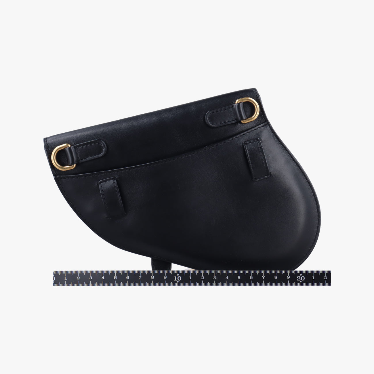 Secondhand Christian Dior saddle Black leather  bum bag/waist bag | stylenewstar