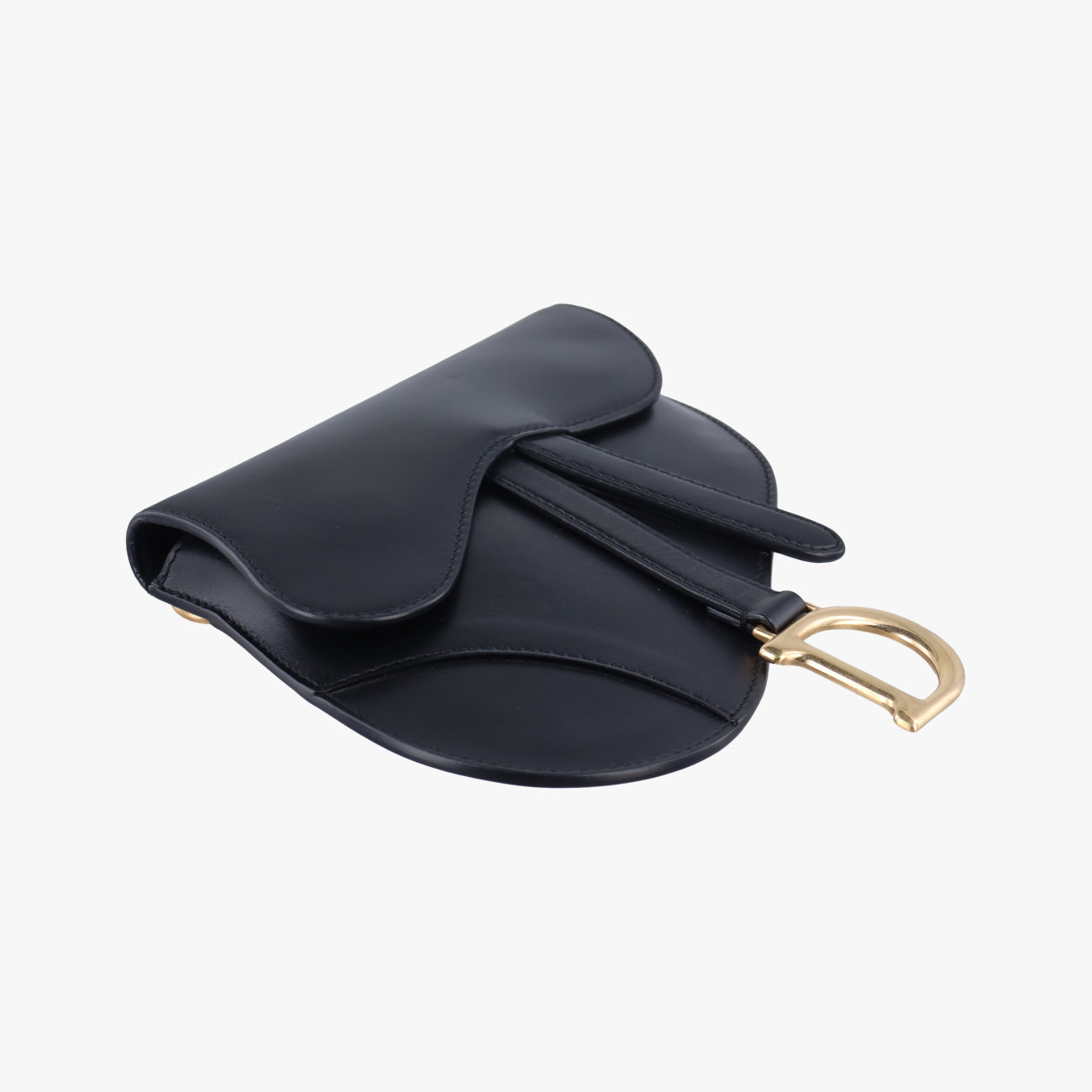 Secondhand Christian Dior saddle Black leather  bum bag/waist bag | stylenewstar
