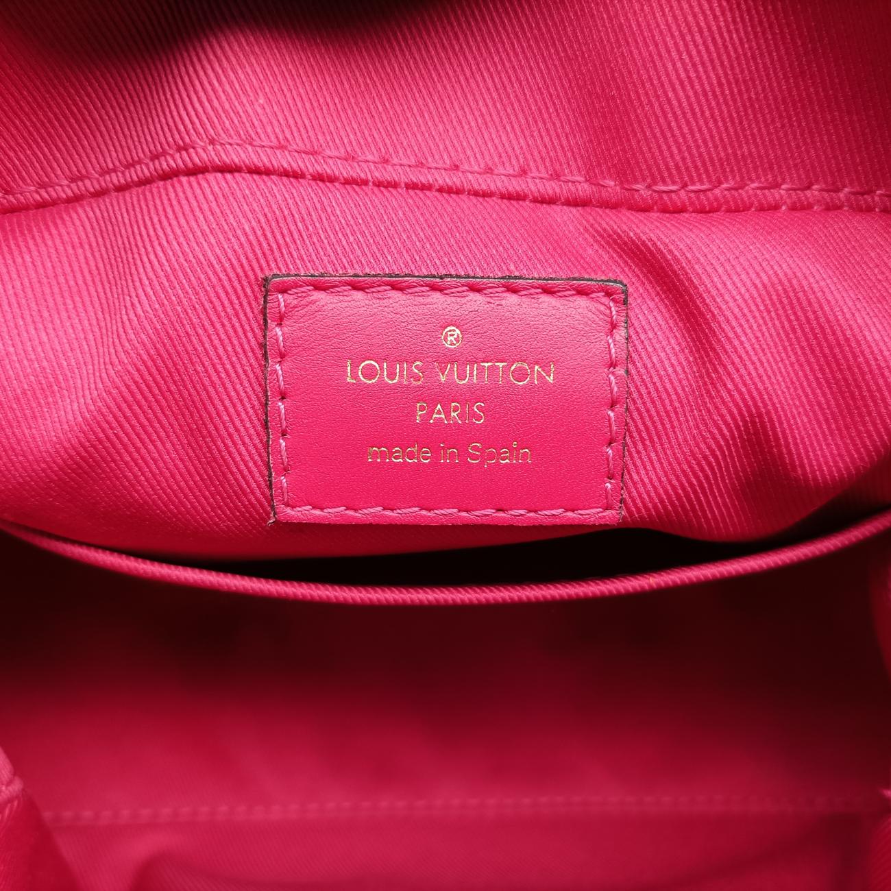 Vintage Louis Vuitton SAINTONGE brown×Freesia Monogram Canvas×calf leather M43557 shoulderbag | stylenewstar