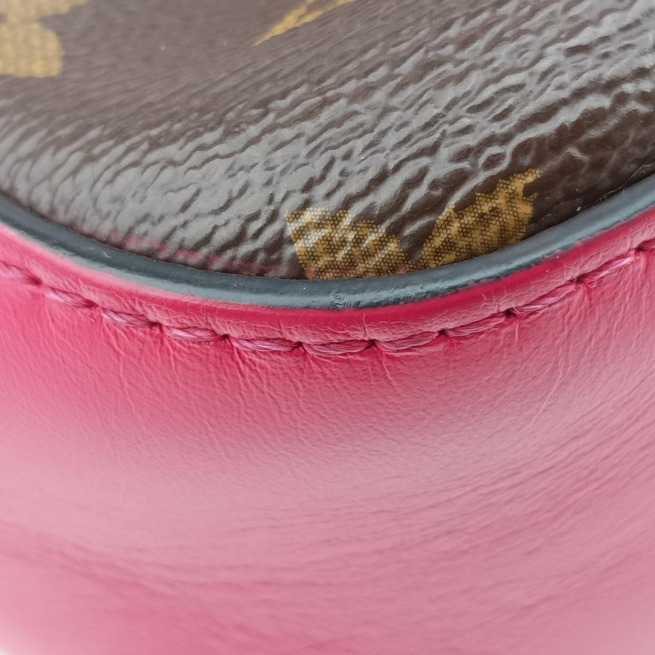 Vintage Louis Vuitton SAINTONGE brown×Freesia Monogram Canvas×calf leather M43557 shoulderbag | stylenewstar