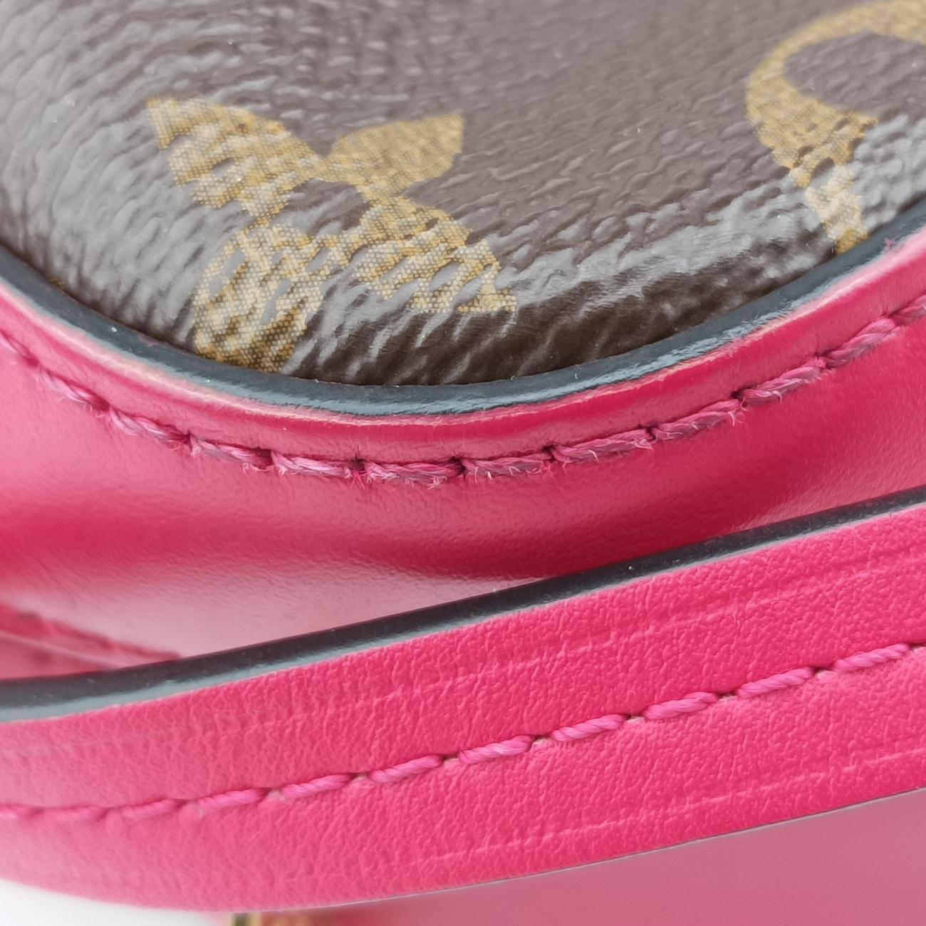 Vintage Louis Vuitton SAINTONGE brown×Freesia Monogram Canvas×calf leather M43557 shoulderbag | stylenewstar