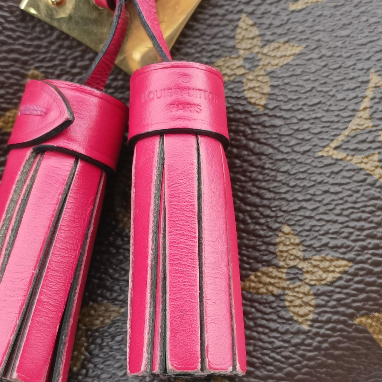 Vintage Louis Vuitton SAINTONGE brown×Freesia Monogram Canvas×calf leather M43557 shoulderbag | stylenewstar