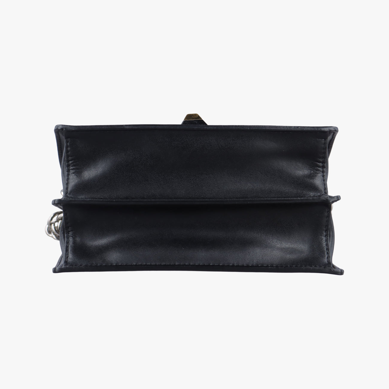 Pre-owned Fendi studded Kan I Black Leather 8M0381 shoulderbag | stylenewstar