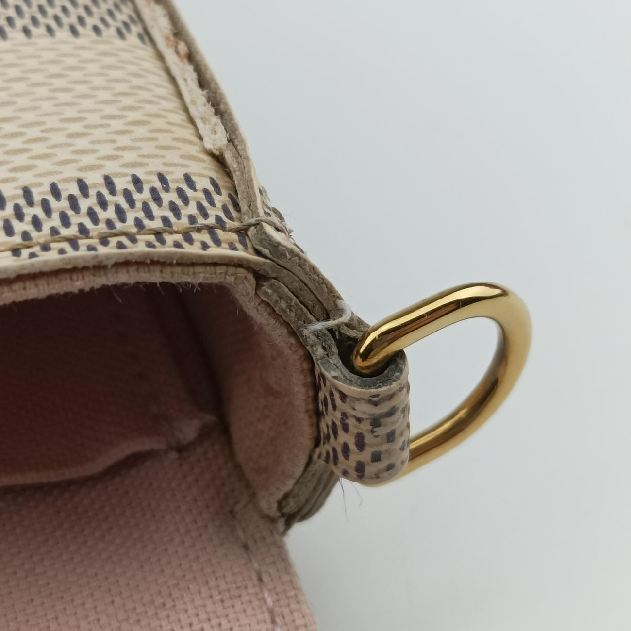 Secondhand Louis Vuitton Pochette FéLICIE AZUR Damier Canvas N63106 shoulderbag | stylenewstar