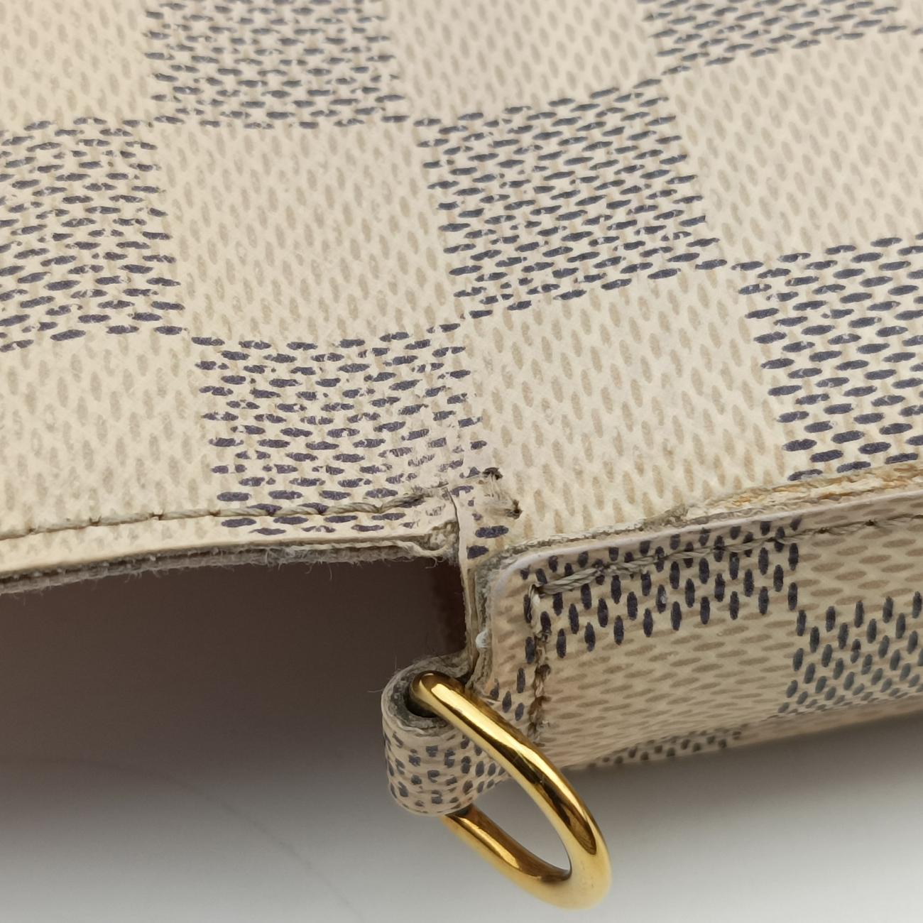 Secondhand Louis Vuitton Pochette FéLICIE AZUR Damier Canvas N63106 shoulderbag | stylenewstar