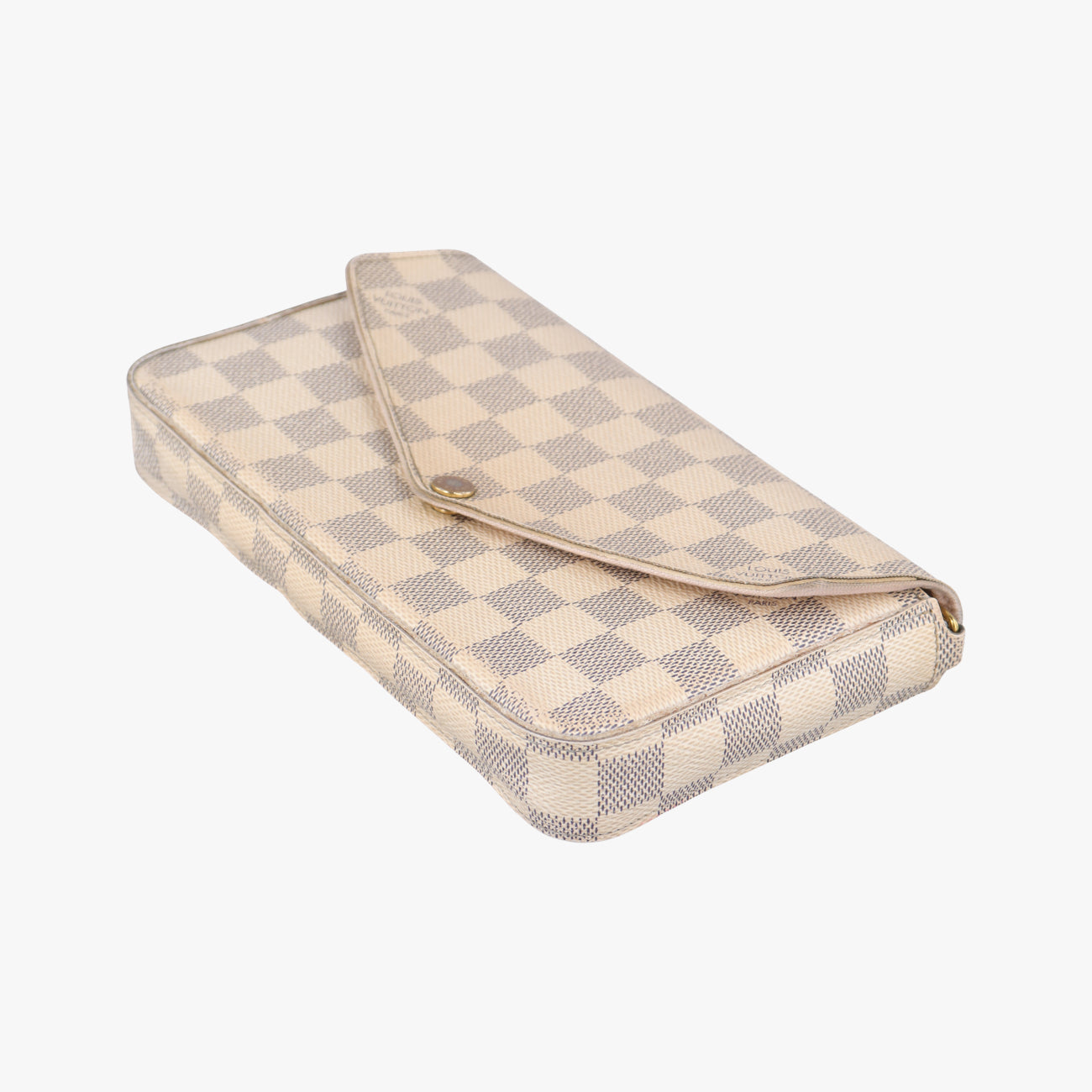 Secondhand Louis Vuitton Pochette FéLICIE AZUR Damier Canvas N63106 shoulderbag | stylenewstar