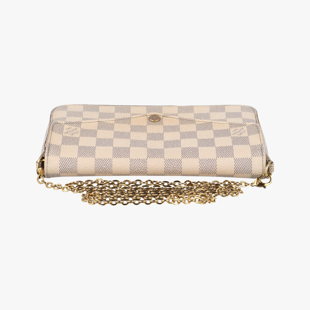 Secondhand Louis Vuitton Pochette FéLICIE AZUR Damier Canvas N63106 shoulderbag | stylenewstar