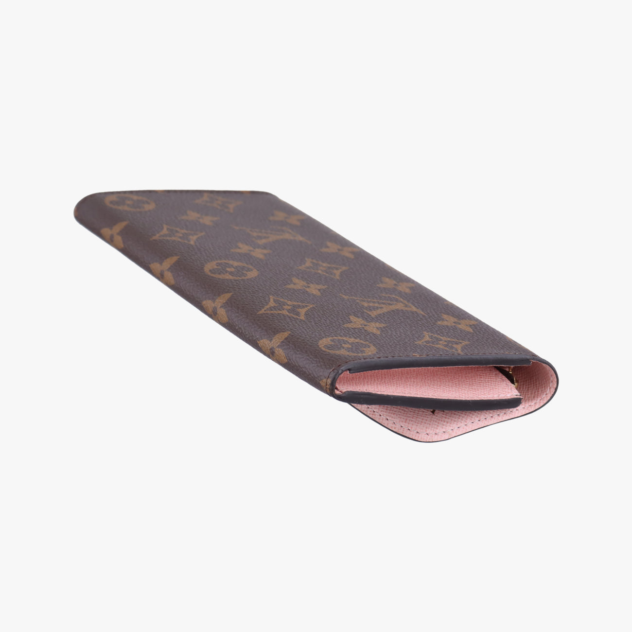 Pre-owned Louis Vuitton Portefeuille Emily Brown×Rose Ballerine Monogram Canvas M61289 others | stylenewstar