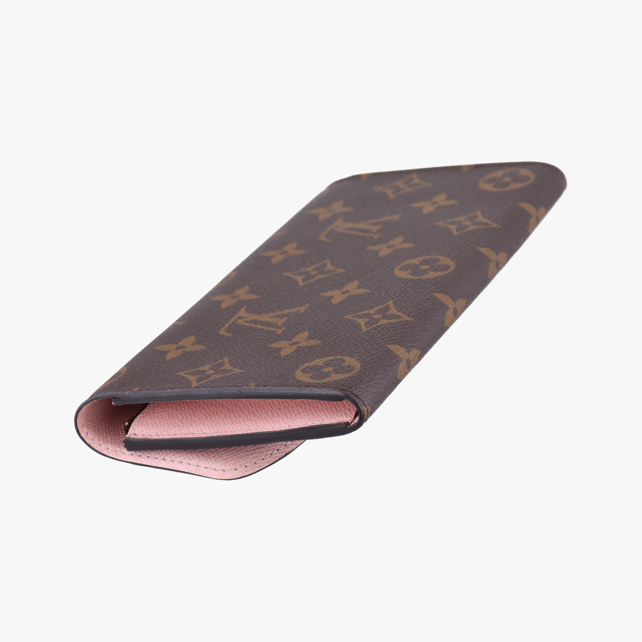 Pre-owned Louis Vuitton Portefeuille Emily Brown×Rose Ballerine Monogram Canvas M61289 others | stylenewstar