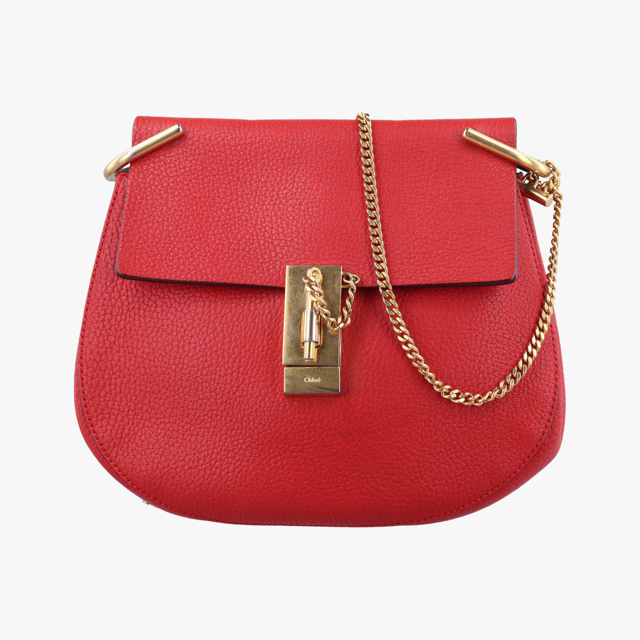 Secondhand Chloe DREW Red Leather  shoulderbag | stylenewstar