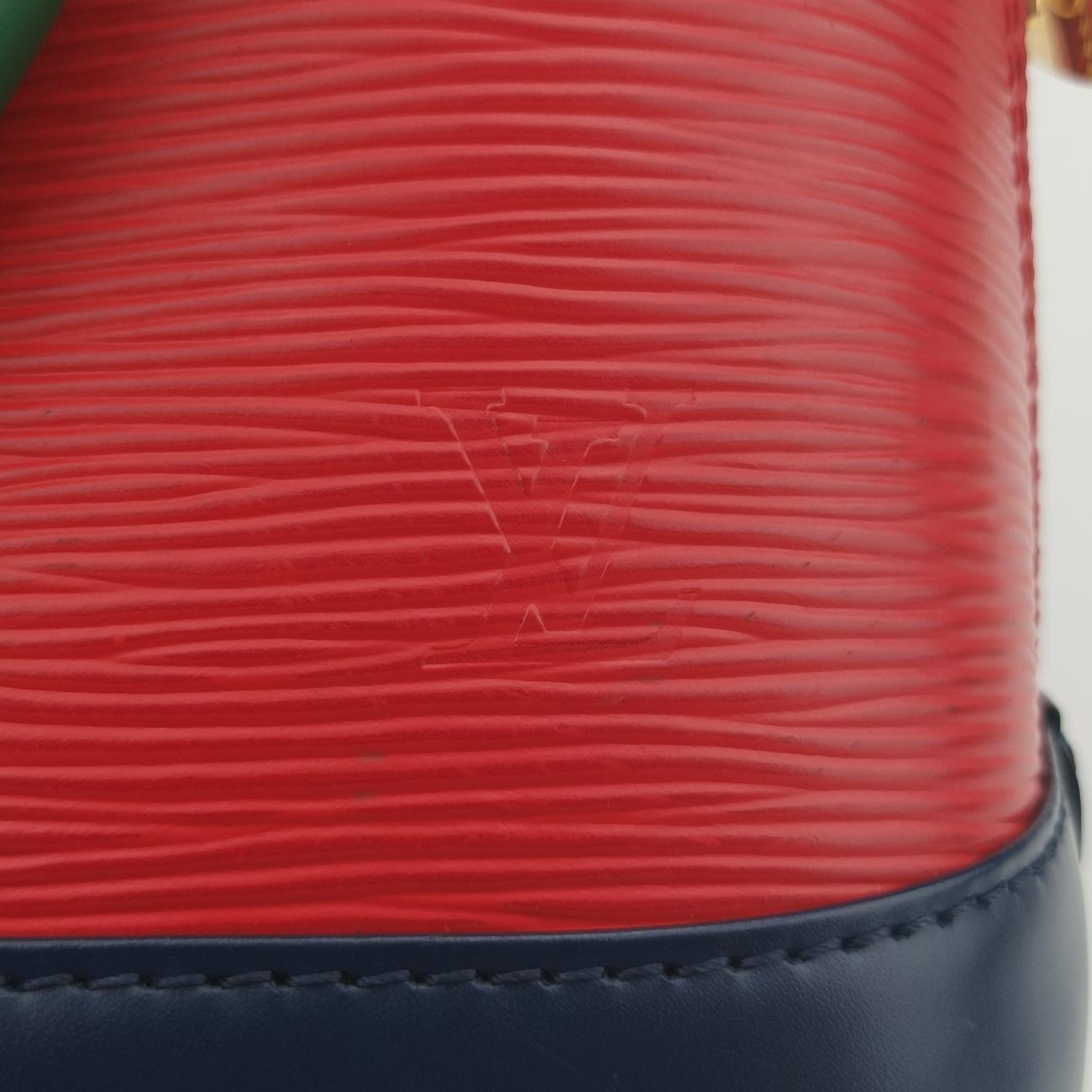 Secondhand Louis Vuitton Alma BB COQUELICOT×VERT×INDIGO Epi M51292 shoulderbag | stylenewstar