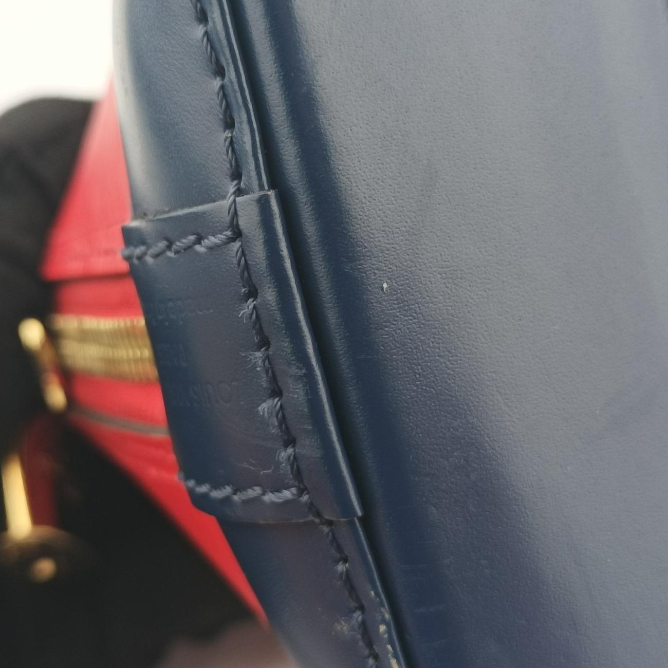 Secondhand Louis Vuitton Alma BB COQUELICOT×VERT×INDIGO Epi M51292 shoulderbag | stylenewstar