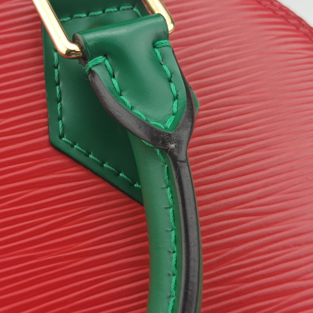 Secondhand Louis Vuitton Alma BB COQUELICOT×VERT×INDIGO Epi M51292 shoulderbag | stylenewstar