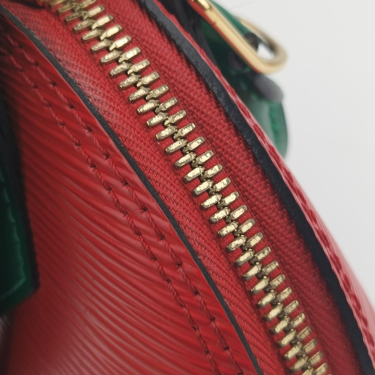 Secondhand Louis Vuitton Alma BB COQUELICOT×VERT×INDIGO Epi M51292 shoulderbag | stylenewstar