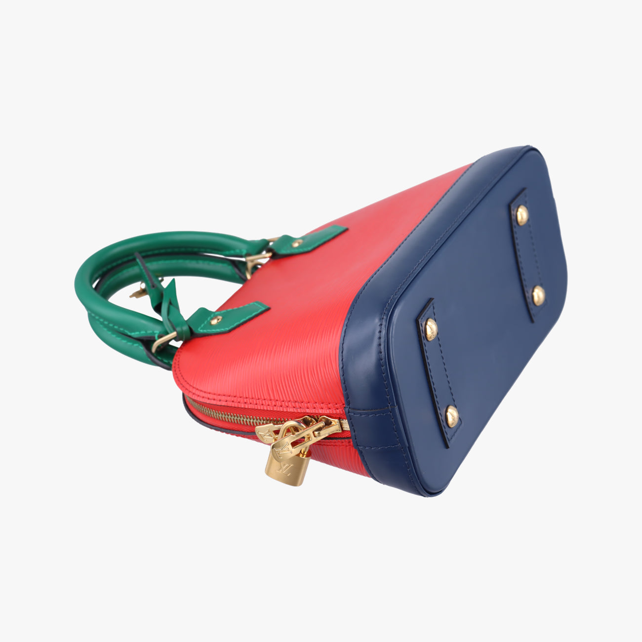 Secondhand Louis Vuitton Alma BB COQUELICOT×VERT×INDIGO Epi M51292 shoulderbag | stylenewstar