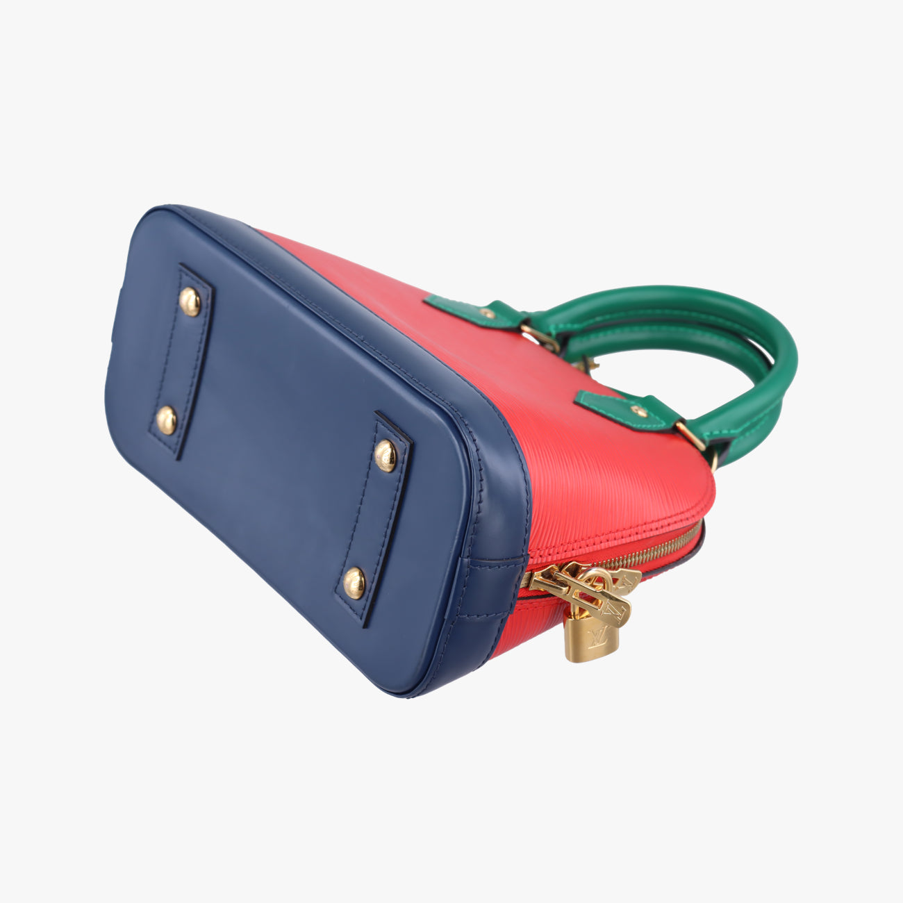 Secondhand Louis Vuitton Alma BB COQUELICOT×VERT×INDIGO Epi M51292 shoulderbag | stylenewstar