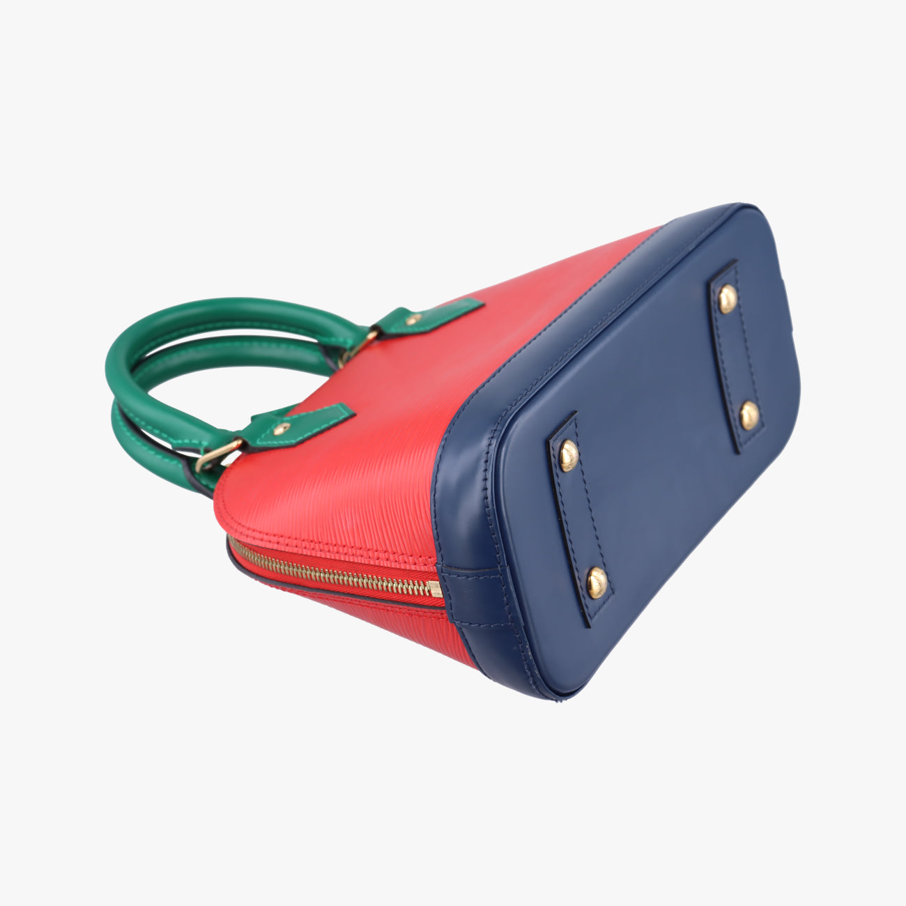 Secondhand Louis Vuitton Alma BB COQUELICOT×VERT×INDIGO Epi M51292 shoulderbag | stylenewstar