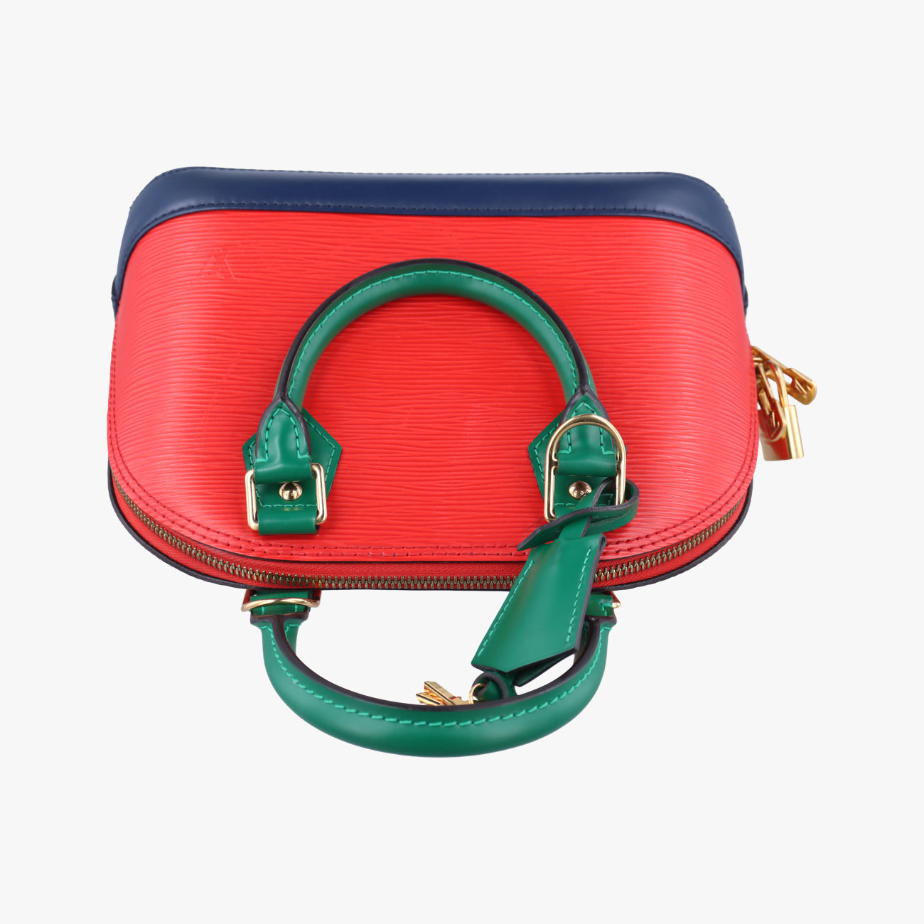 Secondhand Louis Vuitton Alma BB COQUELICOT×VERT×INDIGO Epi M51292 shoulderbag | stylenewstar