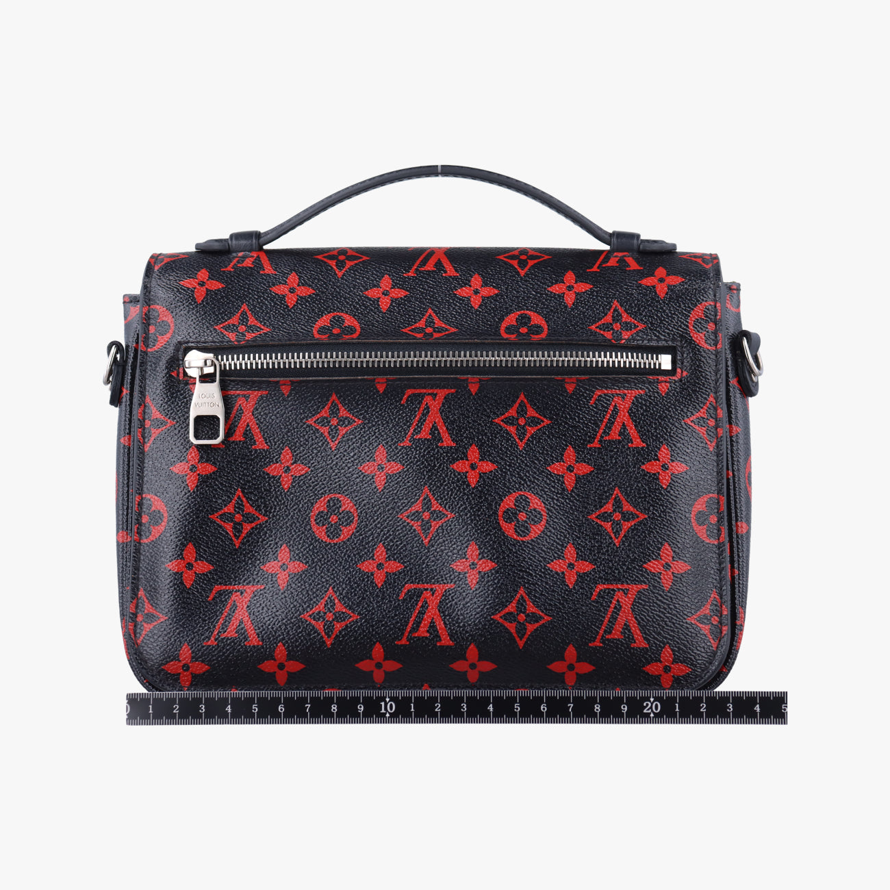 Vintage Louis Vuitton Pochette Metis MM Noir×ROUGE Monogram Infrarouge M41462 shoulderbag | stylenewstar