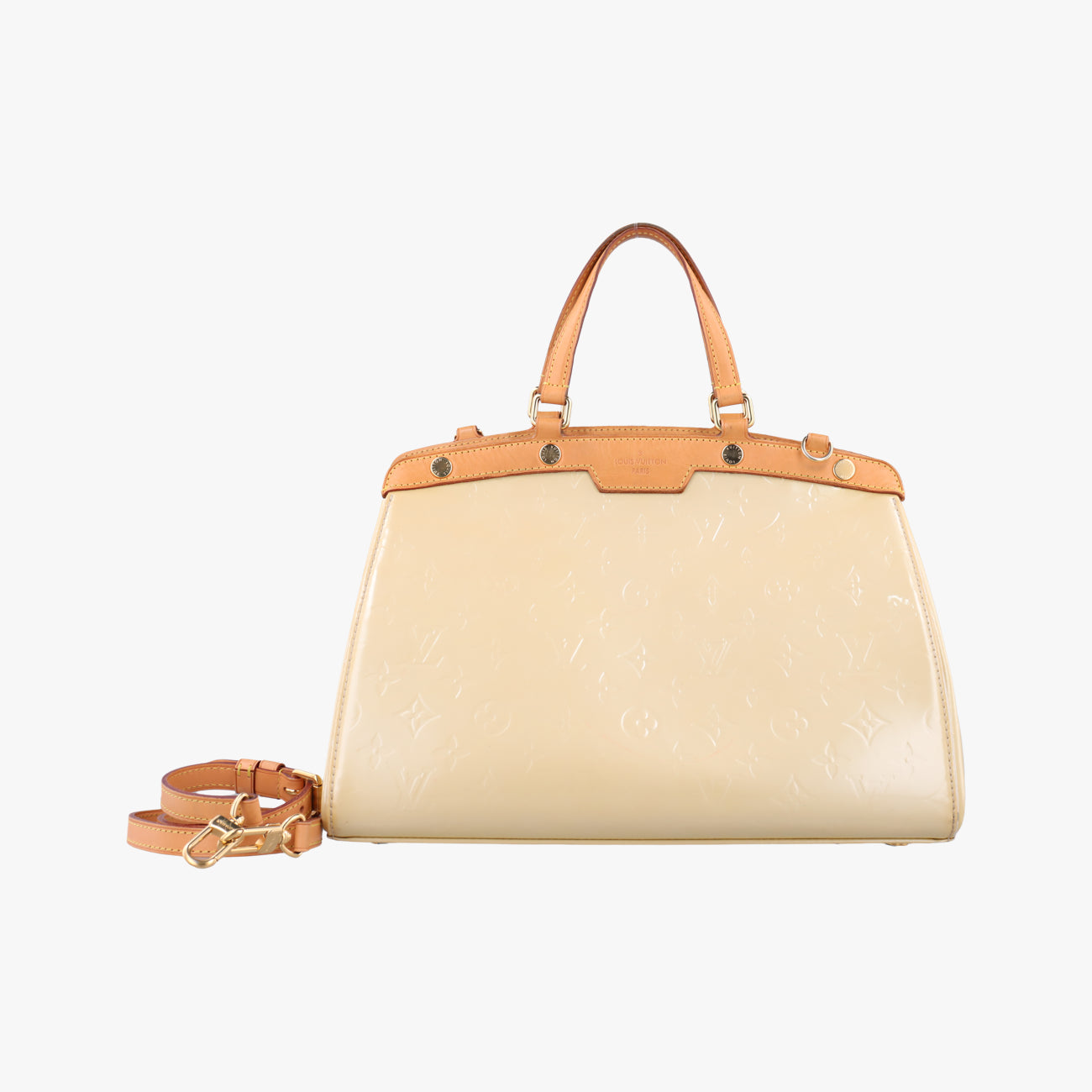 Pre-owned Louis Vuitton Bréa MM Dunne Vernis M90180 shoulderbag | stylenewstar