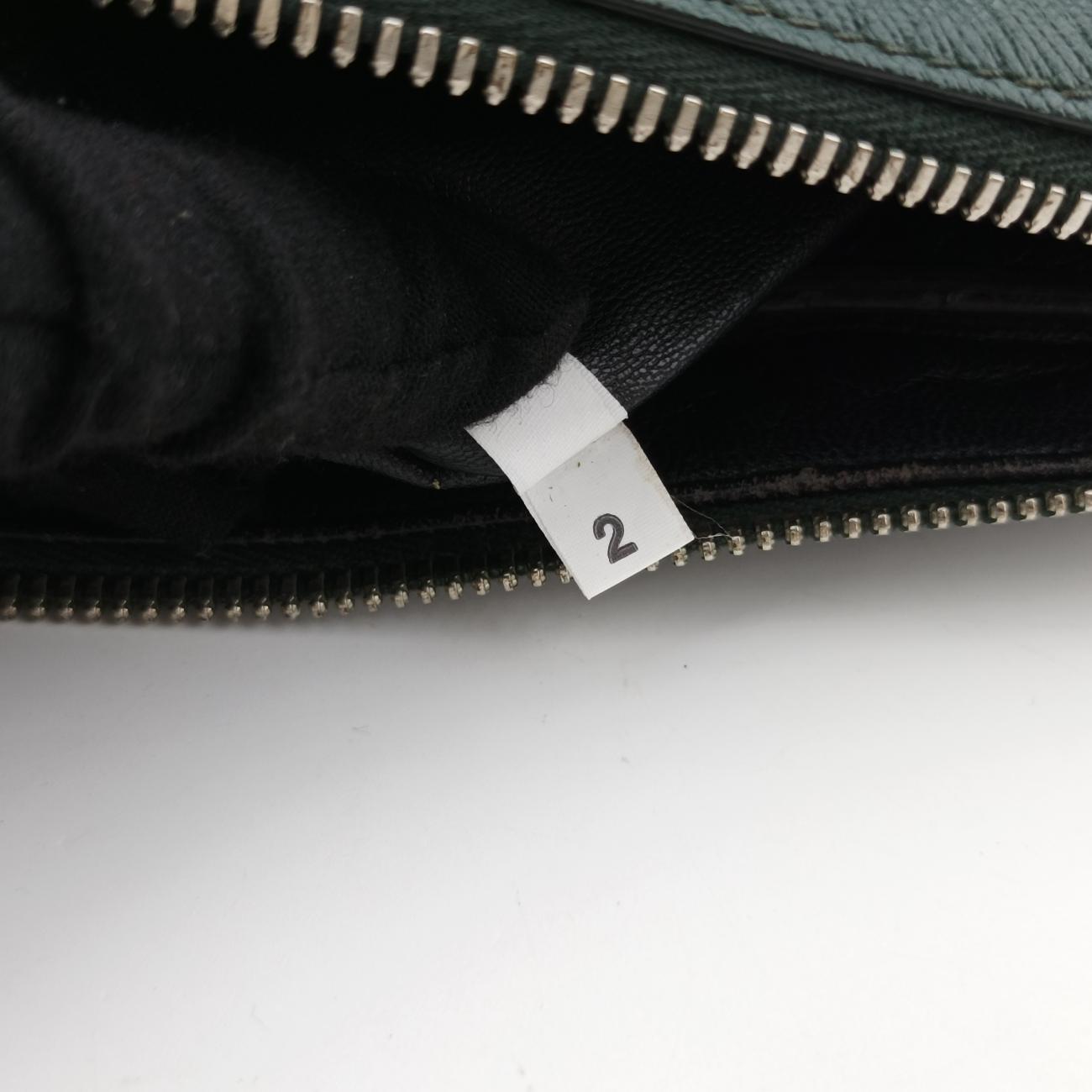 Secondhand Prada Briefcase Business Green SAFFIANO Leather 2VE363 handbag | stylenewstar