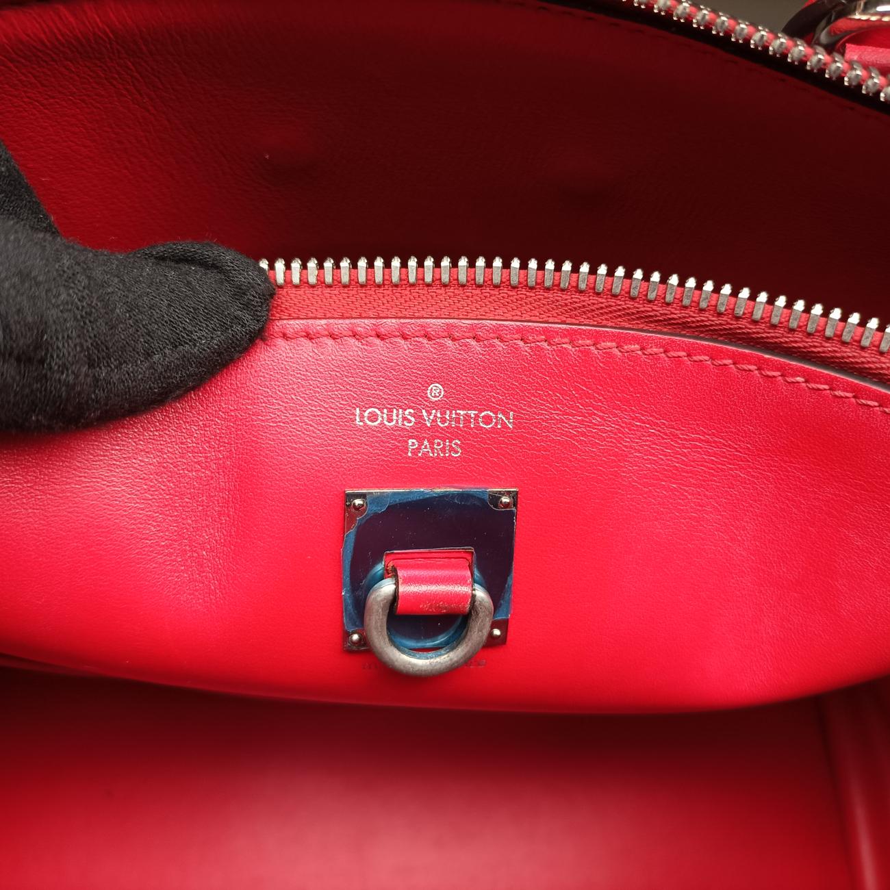 Pre-owned Louis Vuitton City Steamer MM RUBIS Leather M51027 shoulderbag | stylenewstar