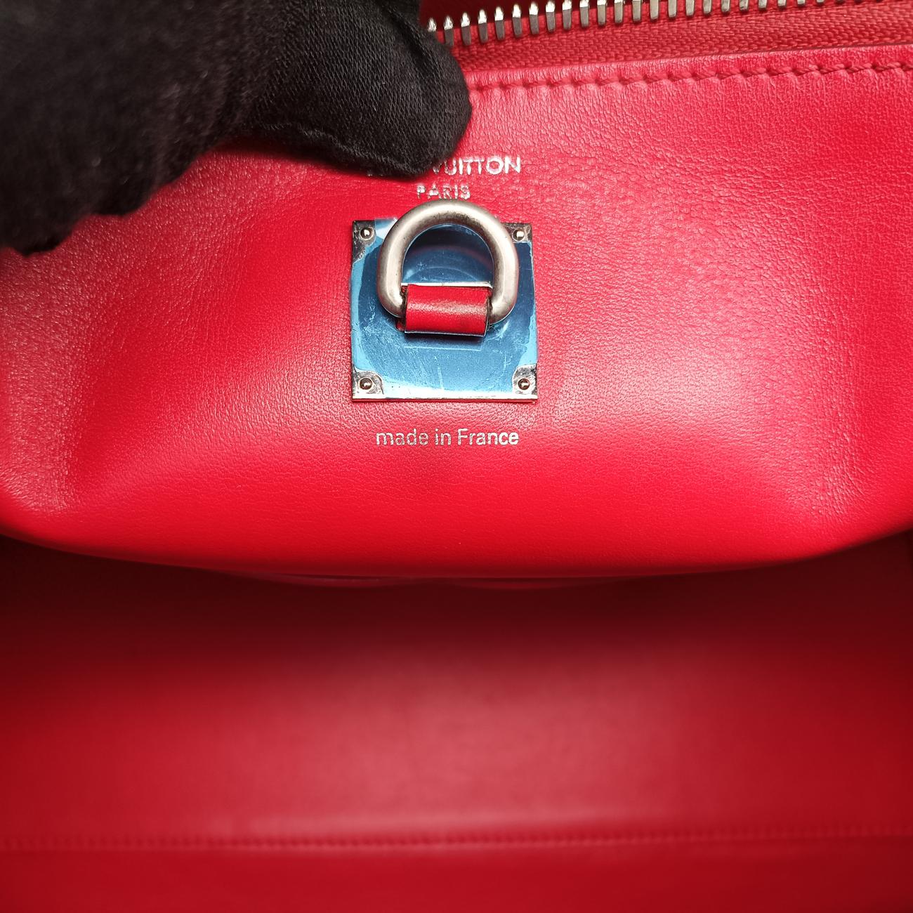 Pre-owned Louis Vuitton City Steamer MM RUBIS Leather M51027 shoulderbag | stylenewstar