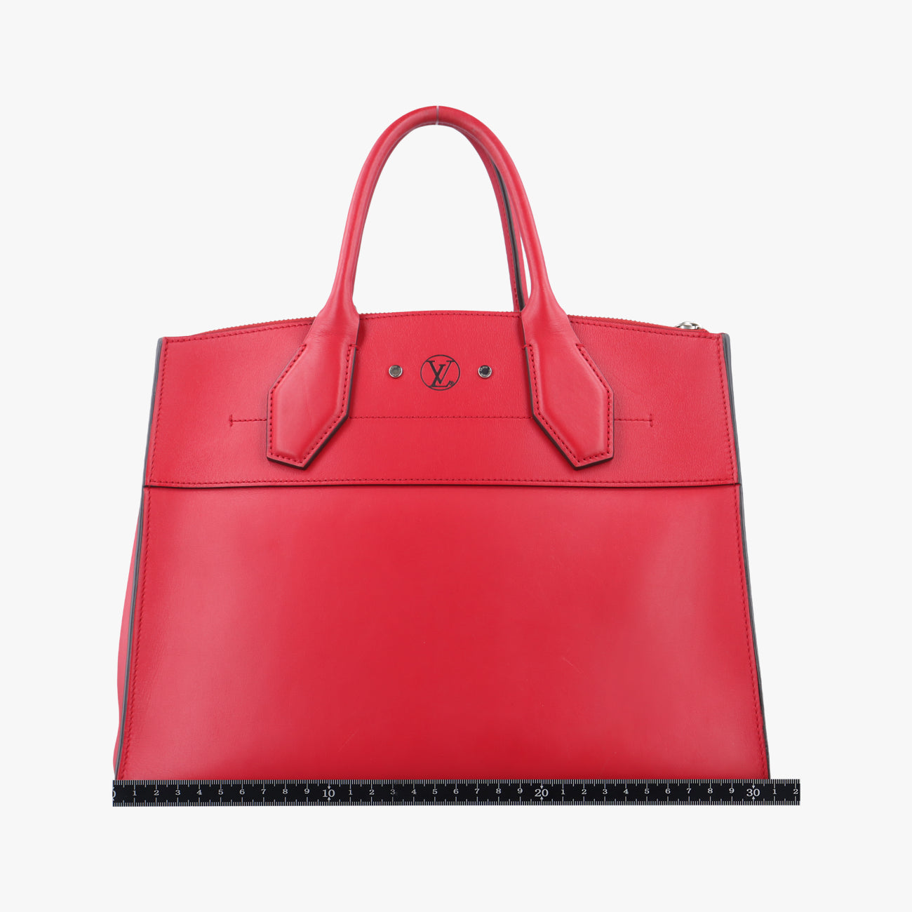 Pre-owned Louis Vuitton City Steamer MM RUBIS Leather M51027 shoulderbag | stylenewstar