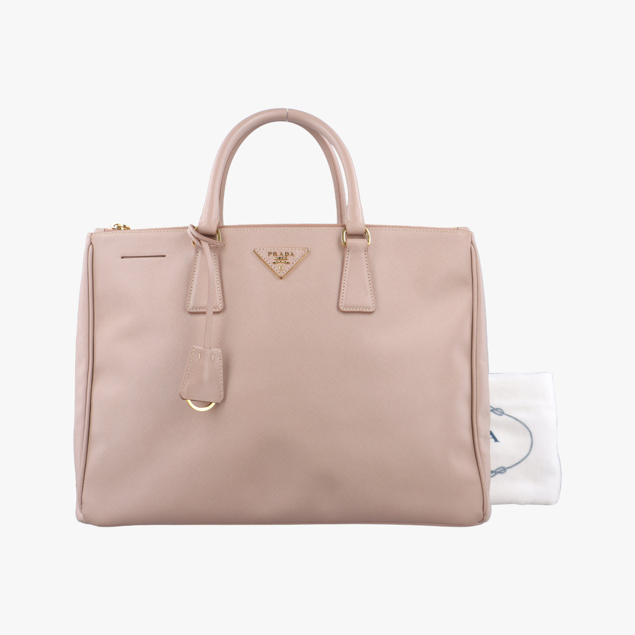 Pre-owned Prada Galleria Pink SAFFIANO Leather BN2274 handbag | stylenewstar