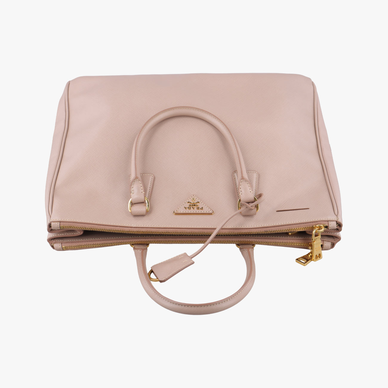 Pre-owned Prada Galleria Pink SAFFIANO Leather BN2274 handbag | stylenewstar