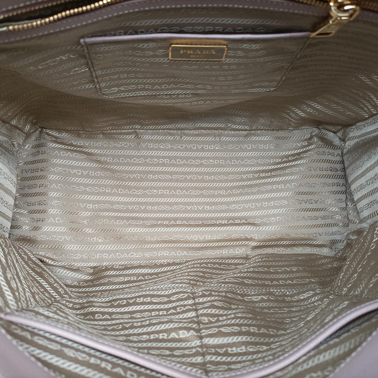 Pre-owned Prada Galleria Pink SAFFIANO Leather BN2274 handbag | stylenewstar