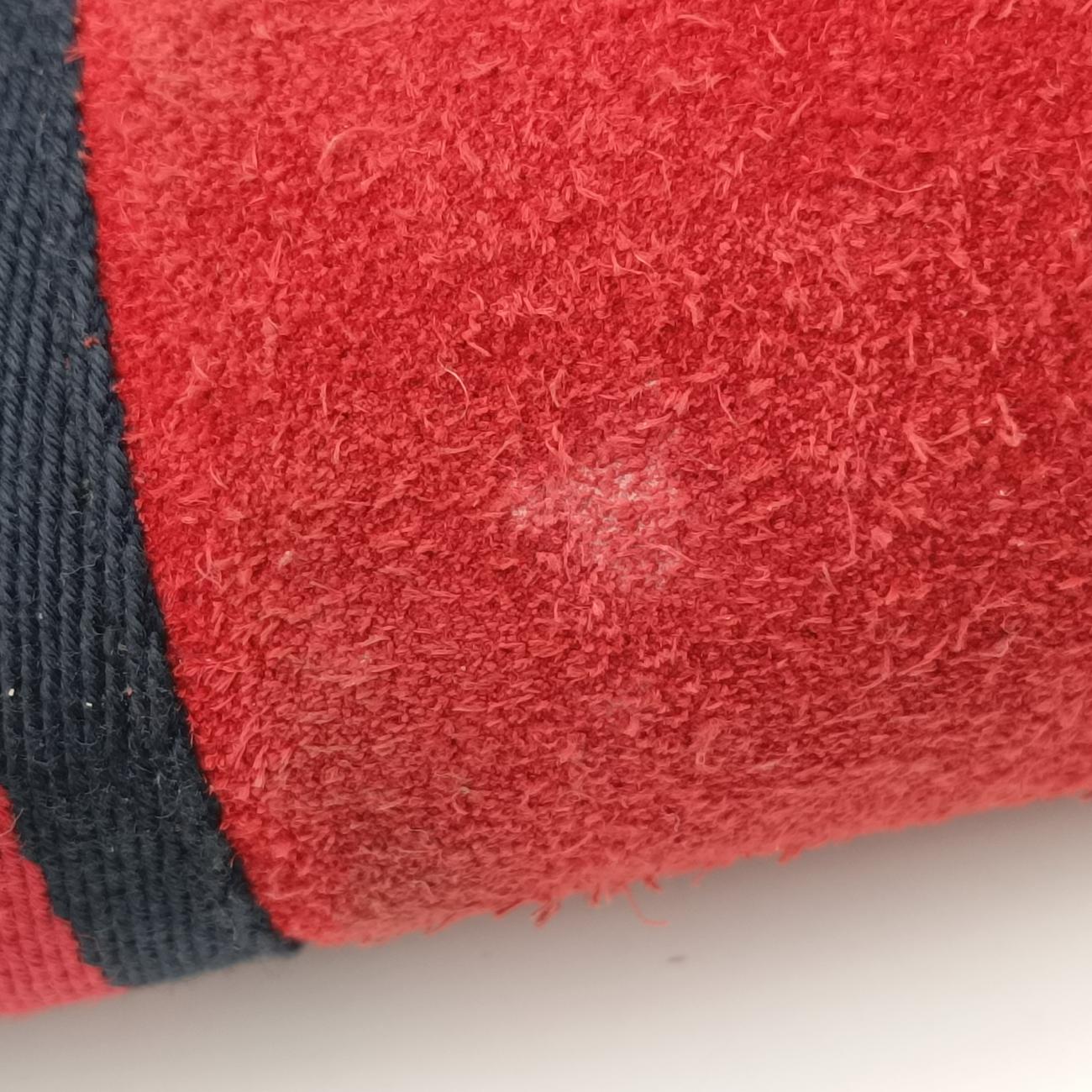 Pre-owned Gucci Ophidia Red×black Suedex leather 517076 bum bag/waist bag | stylenewstar