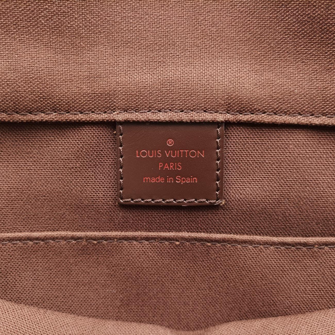 Pre-owned Louis Vuitton Bastille Messenger EBENE Damier Canvas N45258 shoulderbag | stylenewstar