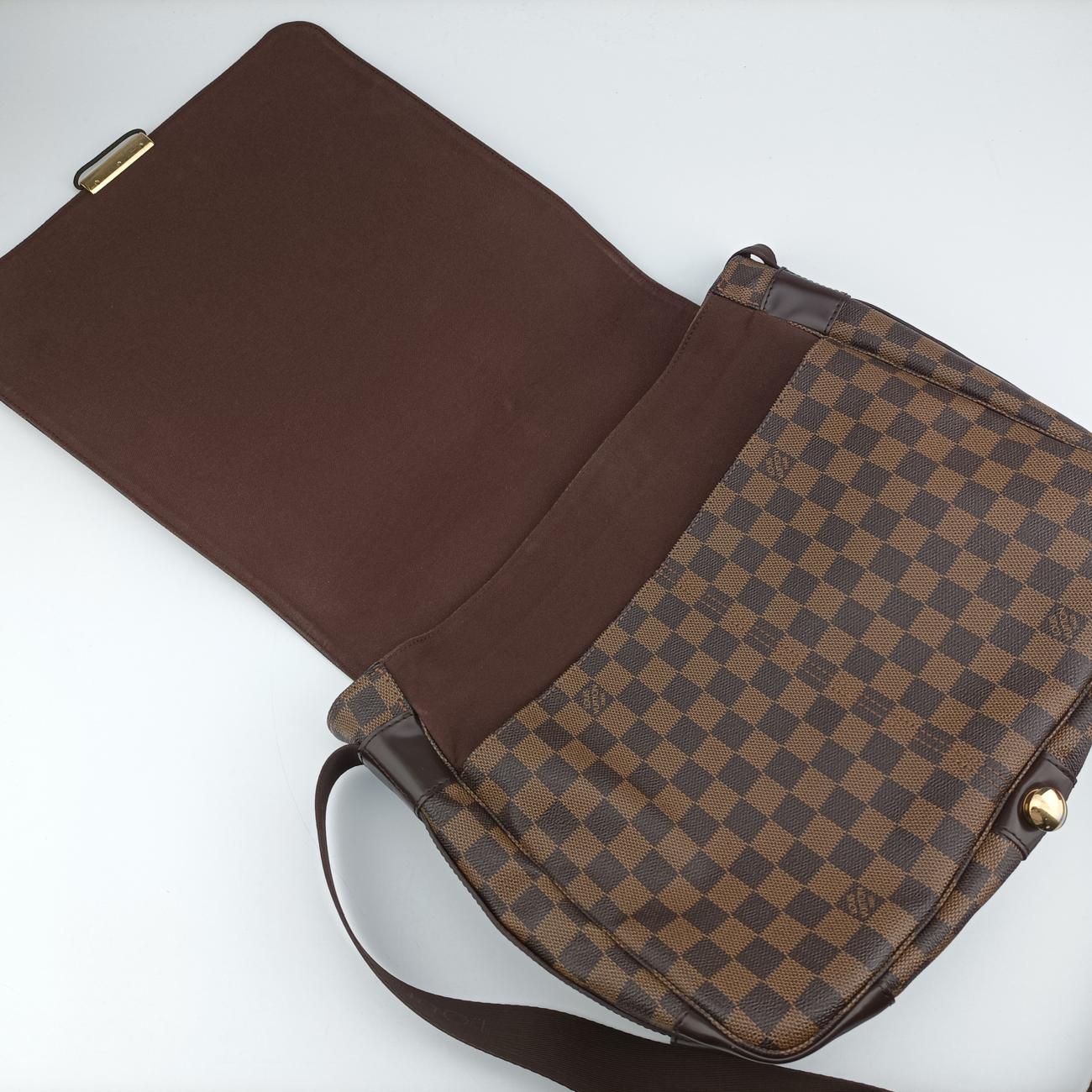 Pre-owned Louis Vuitton Bastille Messenger EBENE Damier Canvas N45258 shoulderbag | stylenewstar
