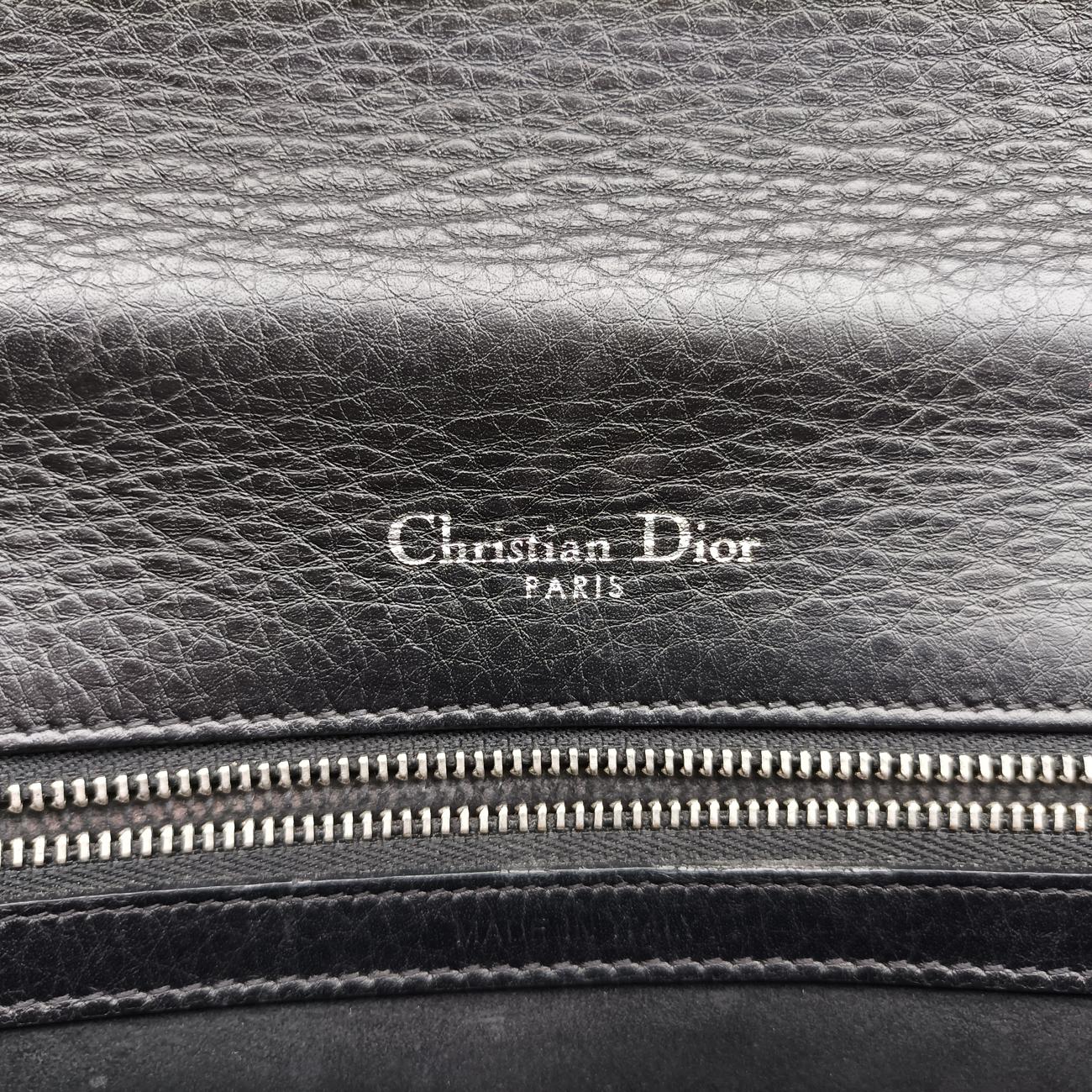 Secondhand Christian Dior Diorama Black Leather  shoulderbag | stylenewstar