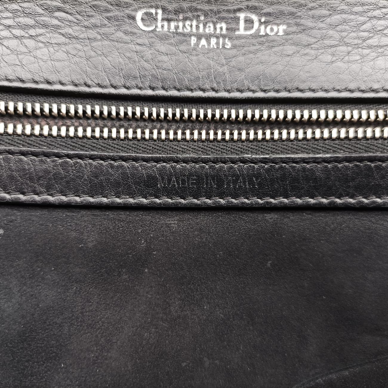 Secondhand Christian Dior Diorama Black Leather  shoulderbag | stylenewstar