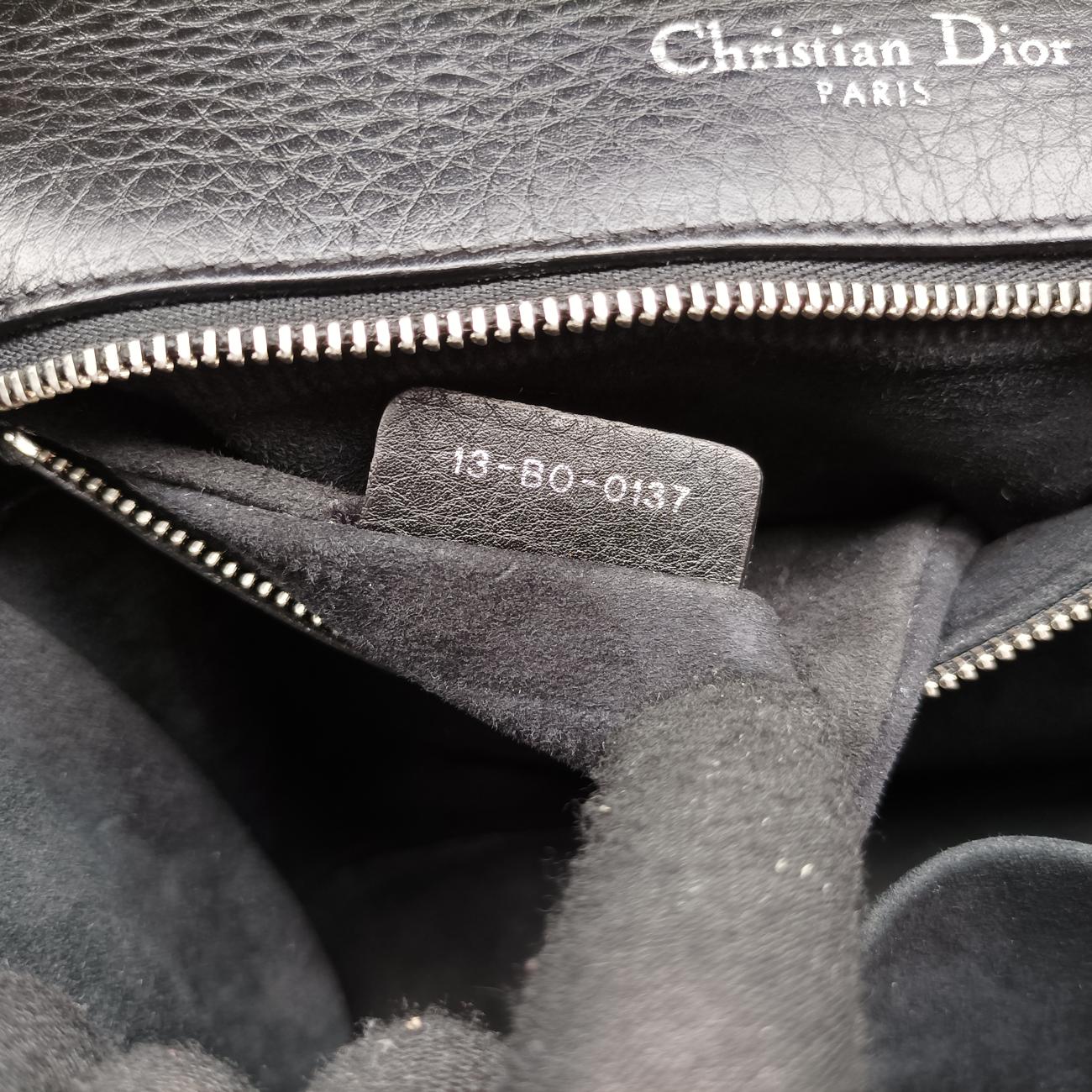 Secondhand Christian Dior Diorama Black Leather  shoulderbag | stylenewstar