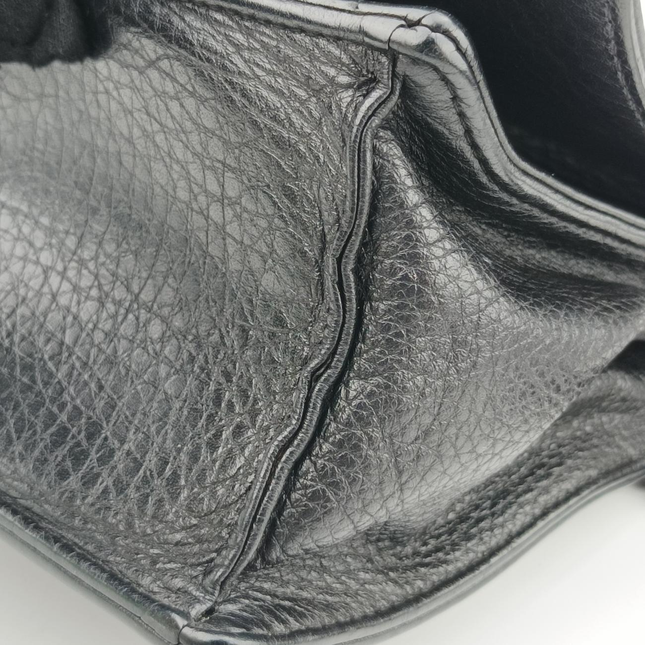 Secondhand Christian Dior Diorama Black Leather  shoulderbag | stylenewstar