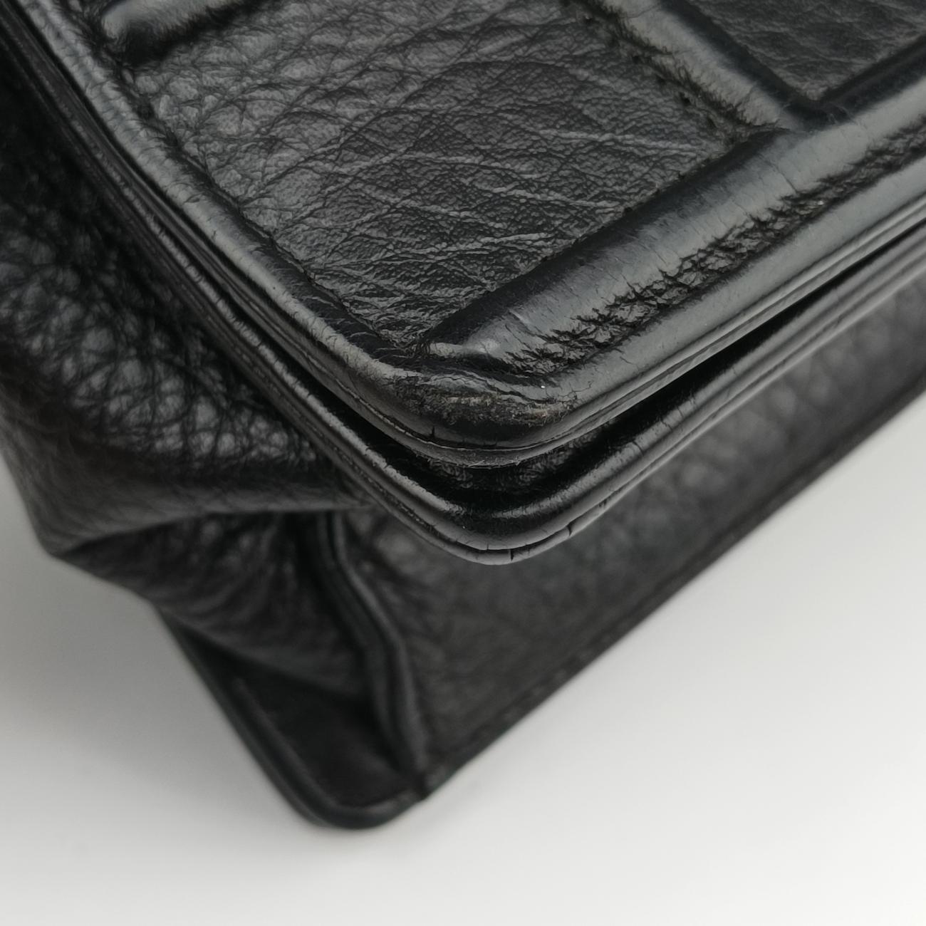 Secondhand Christian Dior Diorama Black Leather  shoulderbag | stylenewstar