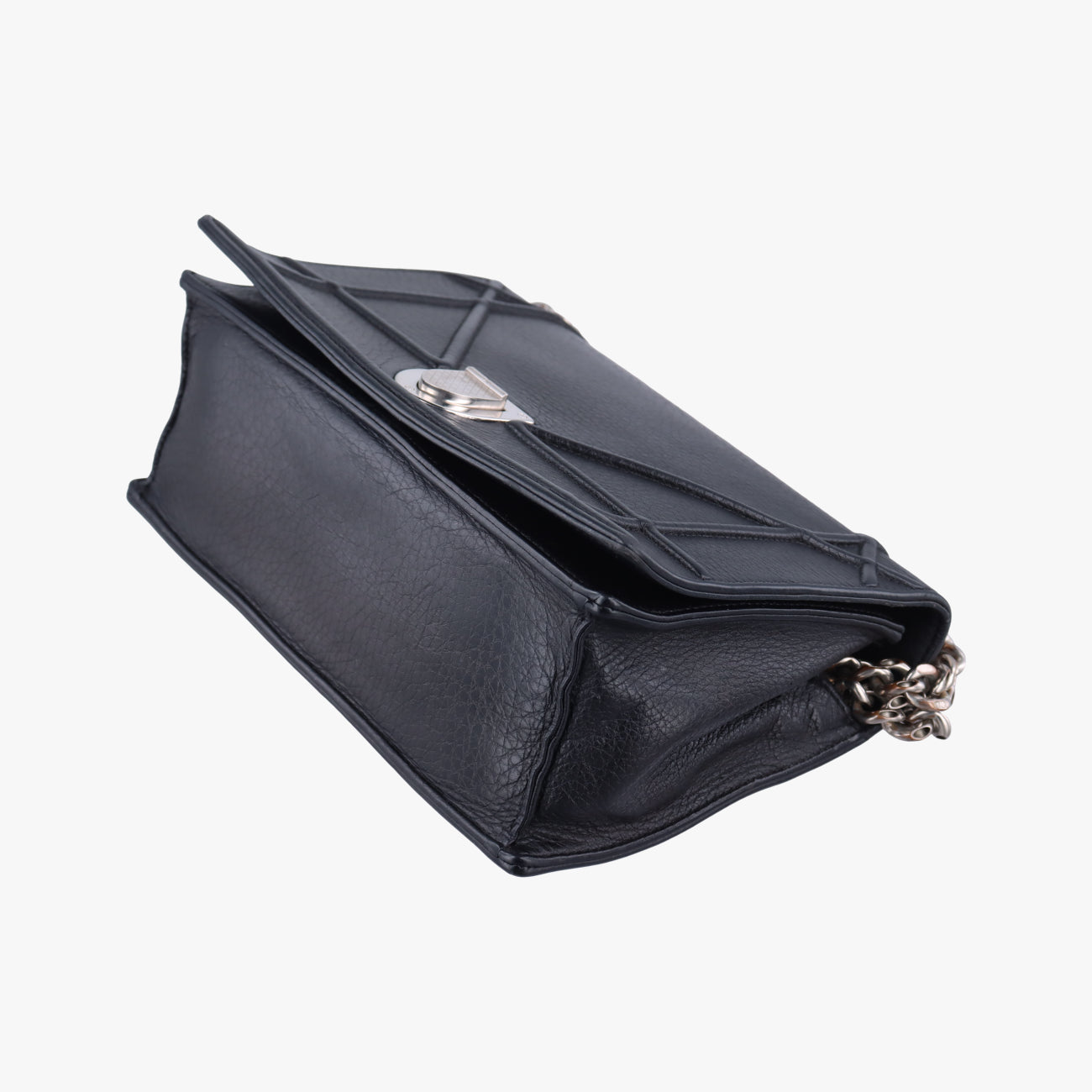 Secondhand Christian Dior Diorama Black Leather  shoulderbag | stylenewstar