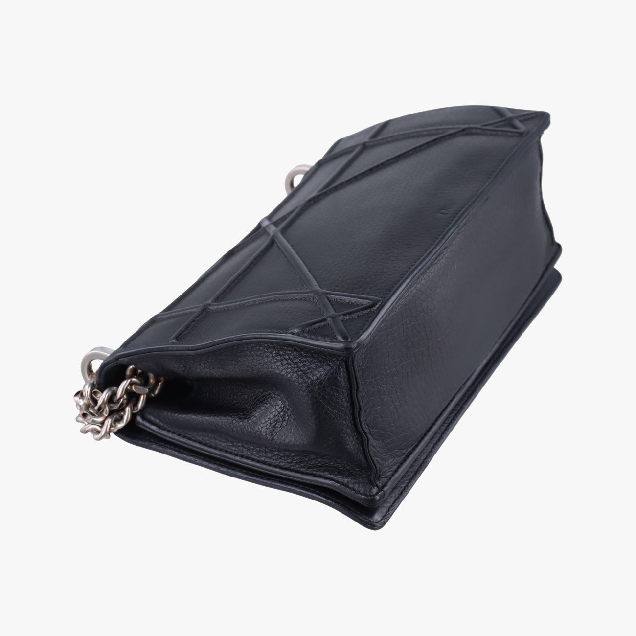 Secondhand Christian Dior Diorama Black Leather  shoulderbag | stylenewstar