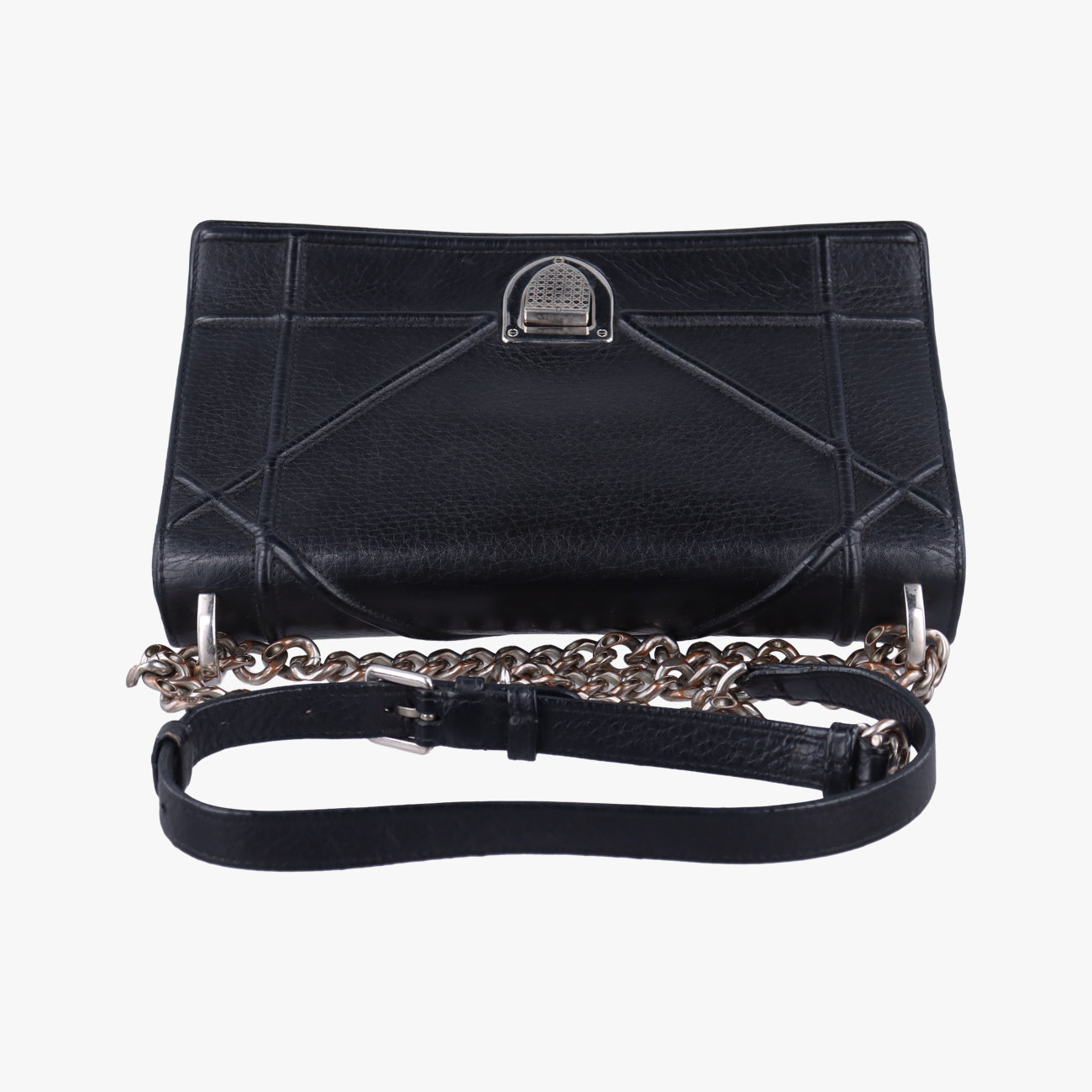 Secondhand Christian Dior Diorama Black Leather  shoulderbag | stylenewstar