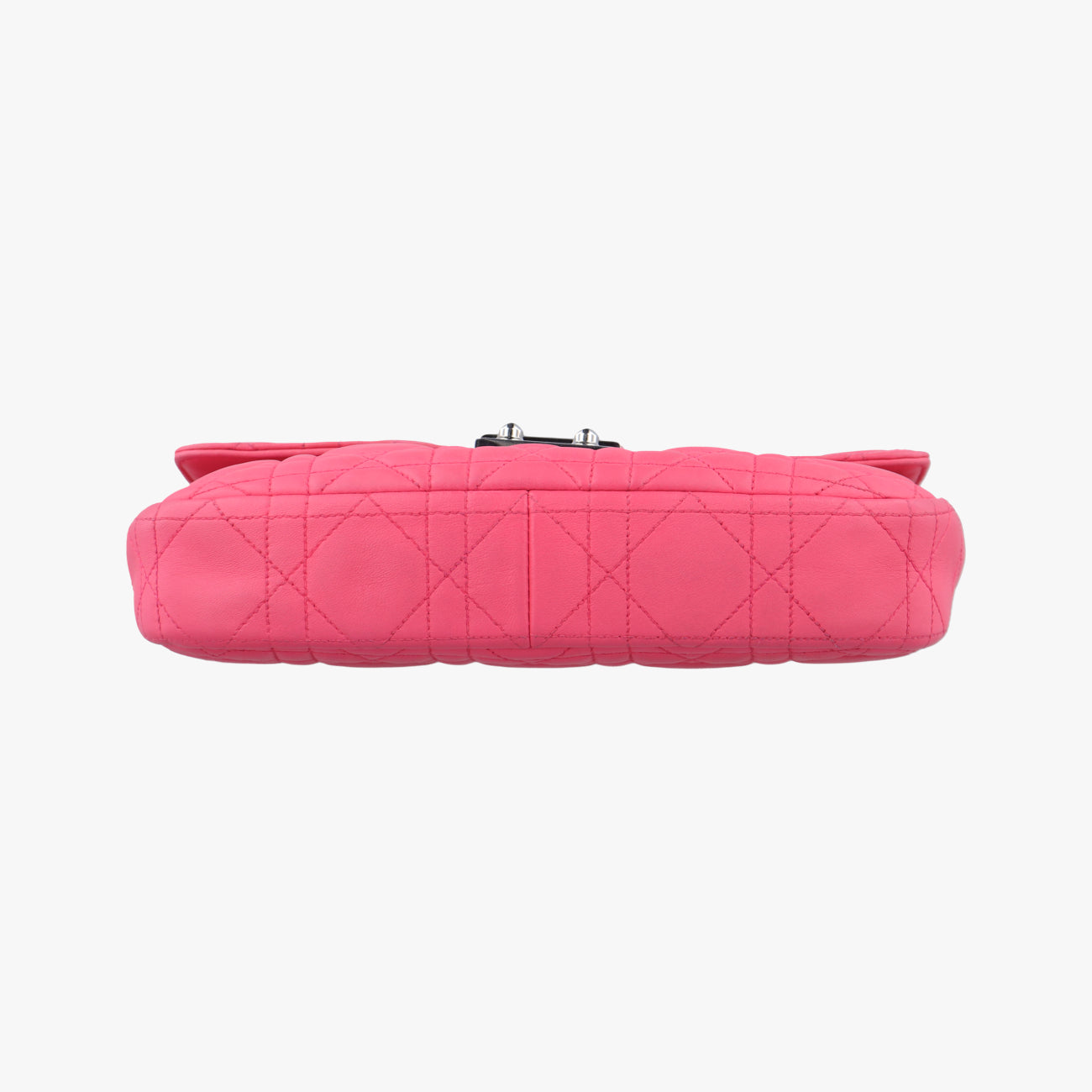 Vintage Christian Dior Miss Dior CANNAGE New Lock Rose lambskin  shoulderbag | stylenewstar