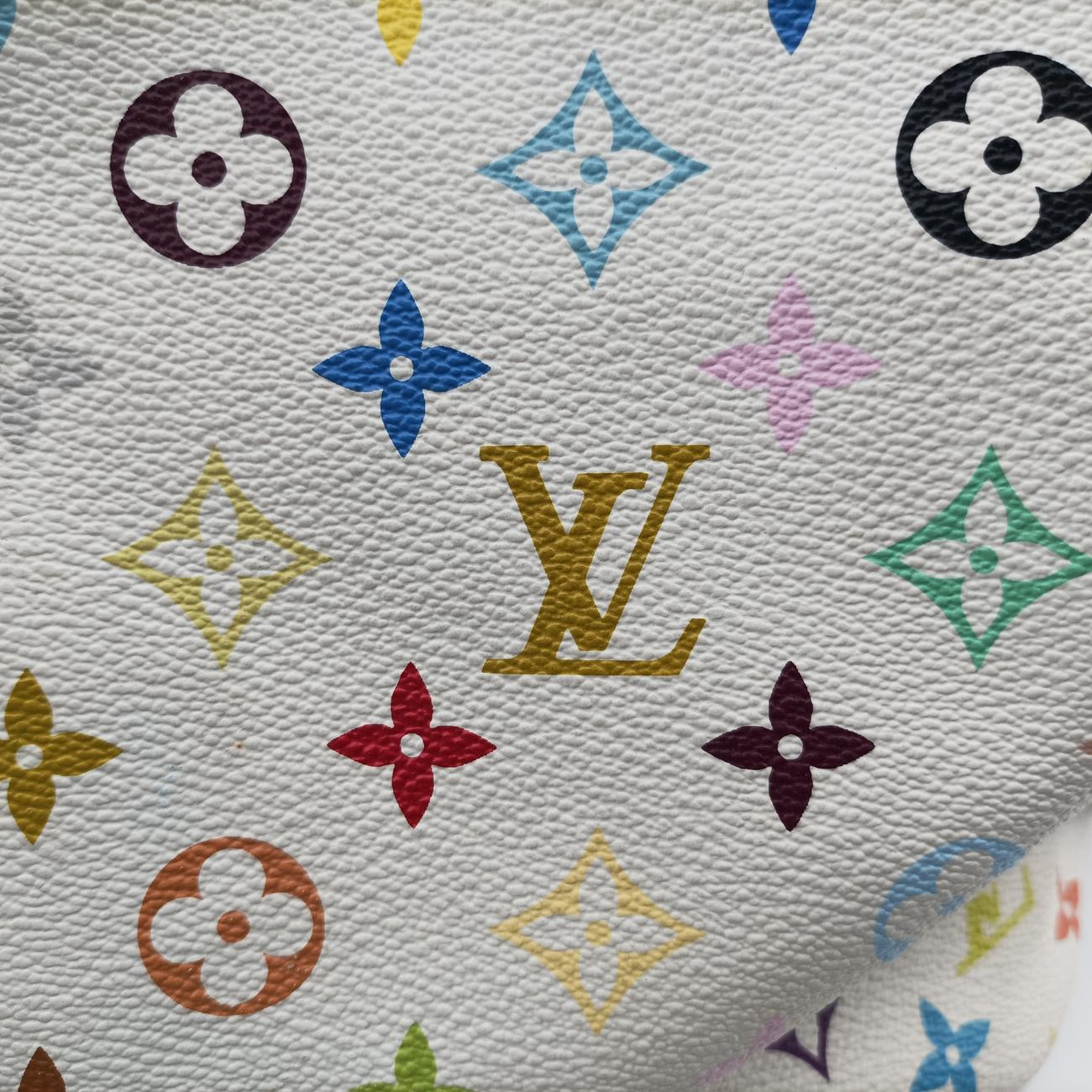 Pre-owned Louis Vuitton Petit NOé white Monogram Multicolor M42229 shoulderbag | stylenewstar