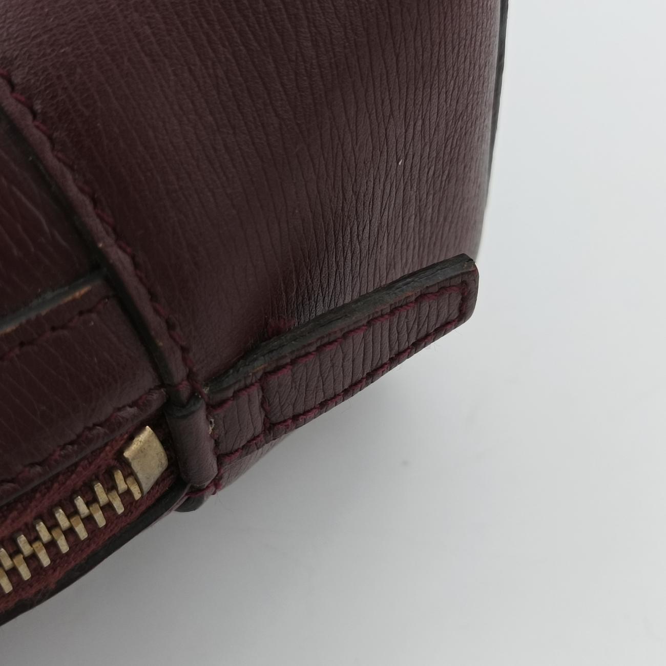 Vintage Gucci Heartbeat nice dome Burgundy×Multicolour Leather 309617 shoulderbag | stylenewstar