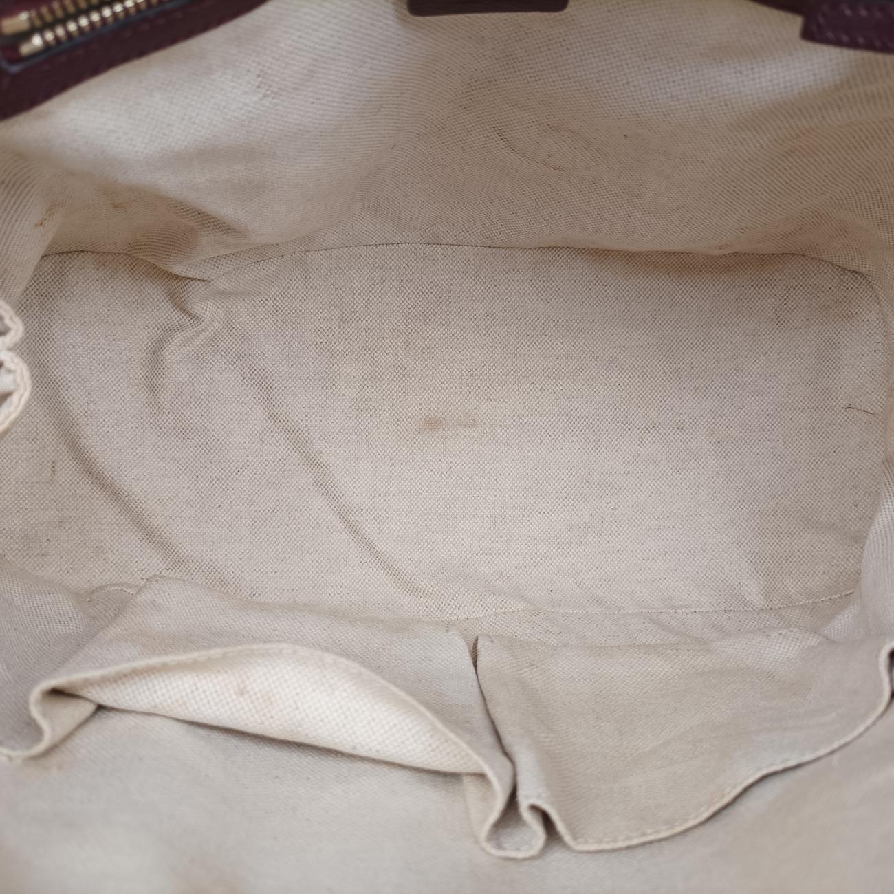 Vintage Gucci Heartbeat nice dome Burgundy×Multicolour Leather 309617 shoulderbag | stylenewstar