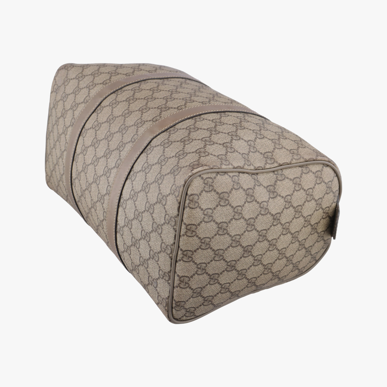 Pre-owned Gucci GG plus Spring Joy GG Supreme Brown PVC coated canvas 193603 handbag | stylenewstar